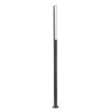 Lámpara suelo aluminio LED integrado gris ROCHES