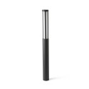 Lámpara suelo aluminio LED integrado gris TOSTAT