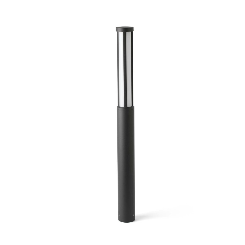 Lámpara suelo aluminio LED integrado gris TOSTAT