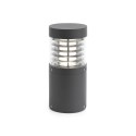 Lámpara sobremuro aluminio LED integrado gris MUNSTER