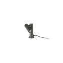 Lámpara sobremuro aluminio LED integrado gris MEDAVY