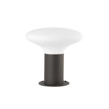 Lámpara sobremuro aluminio E27 gris RIVOTTE