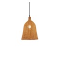 Colgante simple VIGUE mimbre E27 LED colores