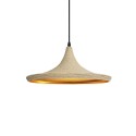 Colgante simple GRUGE cáñamo E27 LED color madera