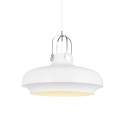 Colgante simple MÂLON aluminio E27 LED color blanco