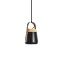 Colgante simple ISLOU aluminio E27 LED colores