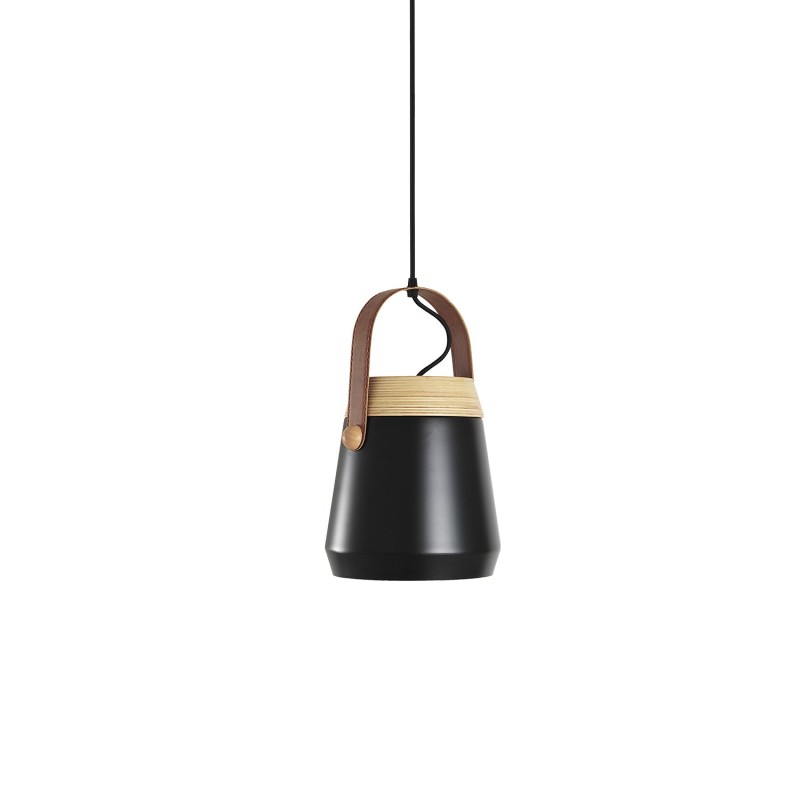 Colgante simple ISLOU aluminio E27 LED colores