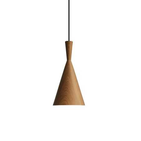 Colgante simple IMBRY aluminio E27 LED color madera