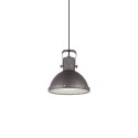 Colgante simple GOUERS hierro E27 LED color gris rústico