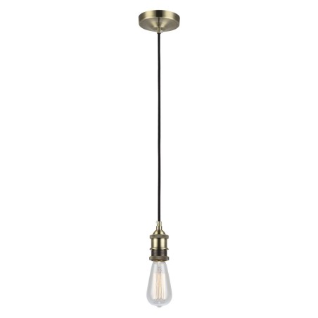 Colgante simple CULOT metal E27 LED color bronce cepillado