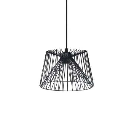 Colgante simple HAUTE metal E27 LED color negro