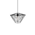 Colgante simple ORCUN metal E27 LED color negro