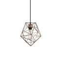 Colgante simple CAUBERT metal E27 LED color cobre brillo