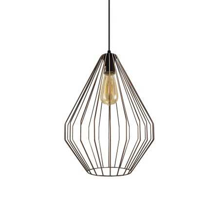 Colgante simple SECOT metal E27 LED color cobre cepillado