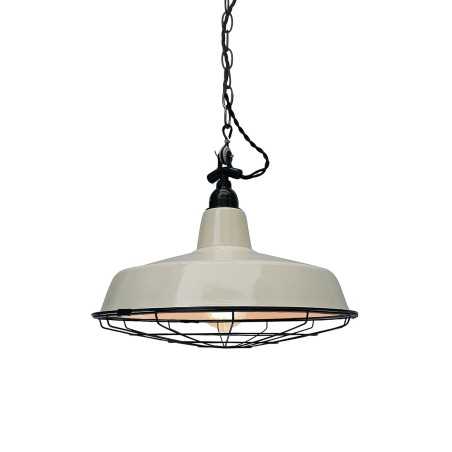 Colgante simple PTRE hierro E27 LED color blanco crudo