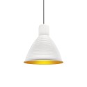 Colgante simple BENIS aluminio E27 LED color blanco