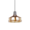 Colgante simple LIZE cristal E27 LED colores