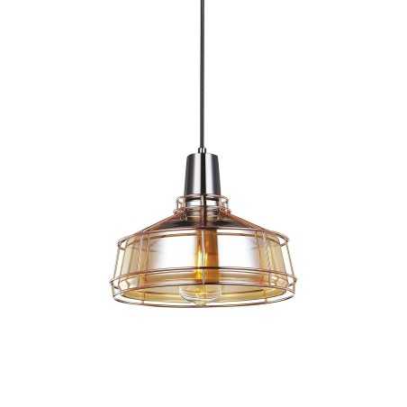 Colgante simple LIZE cristal E27 LED colores