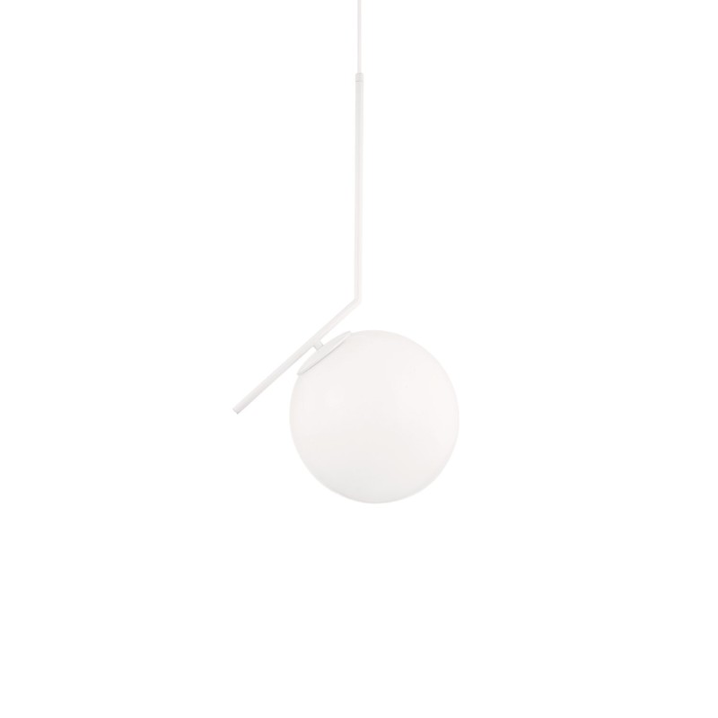 Colgante simple VERON metal E27 LED color blanco