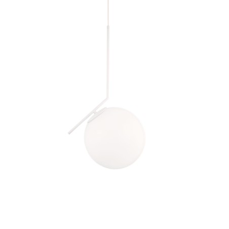 Colgante simple PAZANAN metal E27 LED color blanco