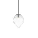 Colgante simple PERIER metal E27 LED color cromado brillo