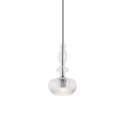 Colgante simple PAYROL cristal E27 LED colores