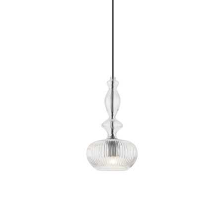 Colgante simple PAYROL cristal E27 LED colores