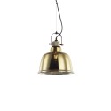 Colgante simple NULLY metal E27 LED color dorado