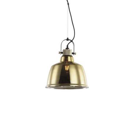 Colgante simple NULLY metal E27 LED color dorado