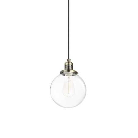 Colgante simple COËRE metal E27 LED color bronce cepillado