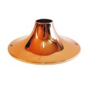 Soporte metal cobre brillo para lámparas 185mm x 70mm