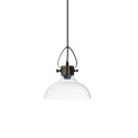 Colgante simple BRYON metal E27 LED color cobre cepillado