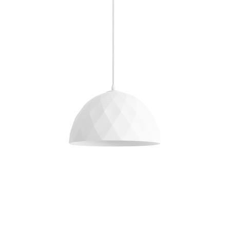 Colgante simple TONNE metal E27 LED color blanco