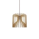 Colgante simple VINCQ madera E27 LED color madera