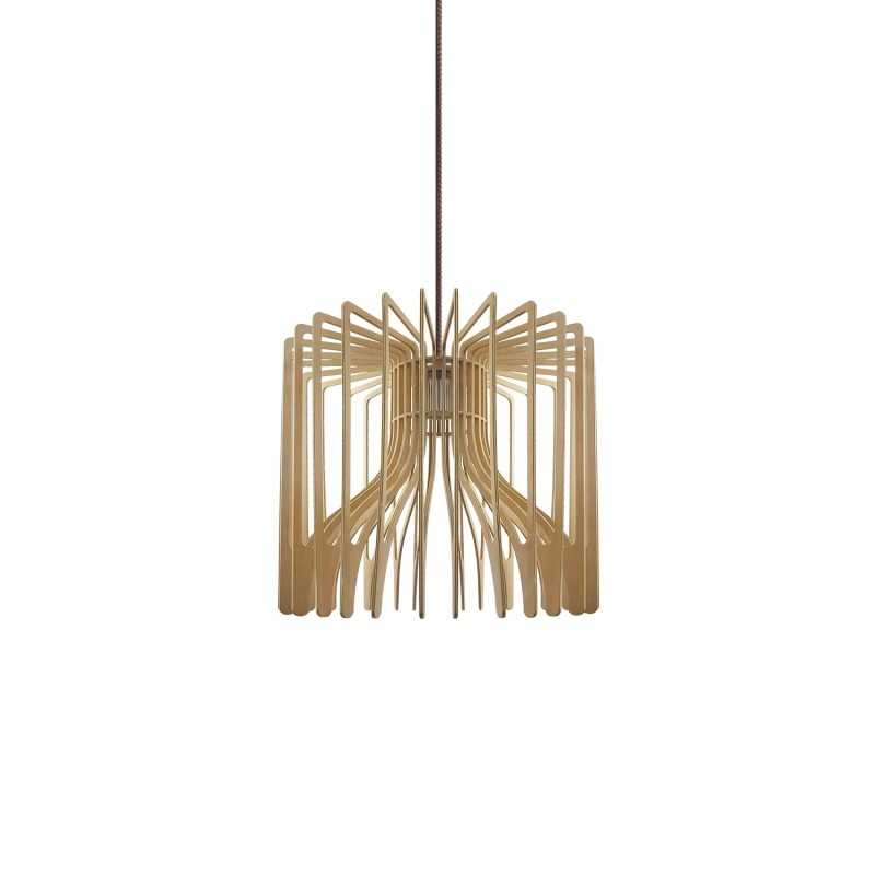 Colgante simple VINCQ madera E27 LED color madera