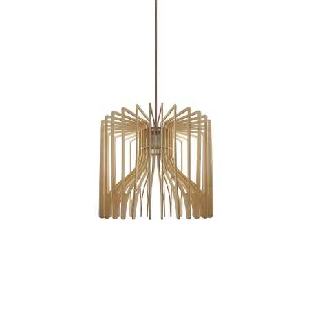 Colgante simple VINCQ madera E27 LED color madera
