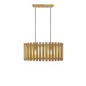 Colgante simple NOYAN madera E27 LED color madera