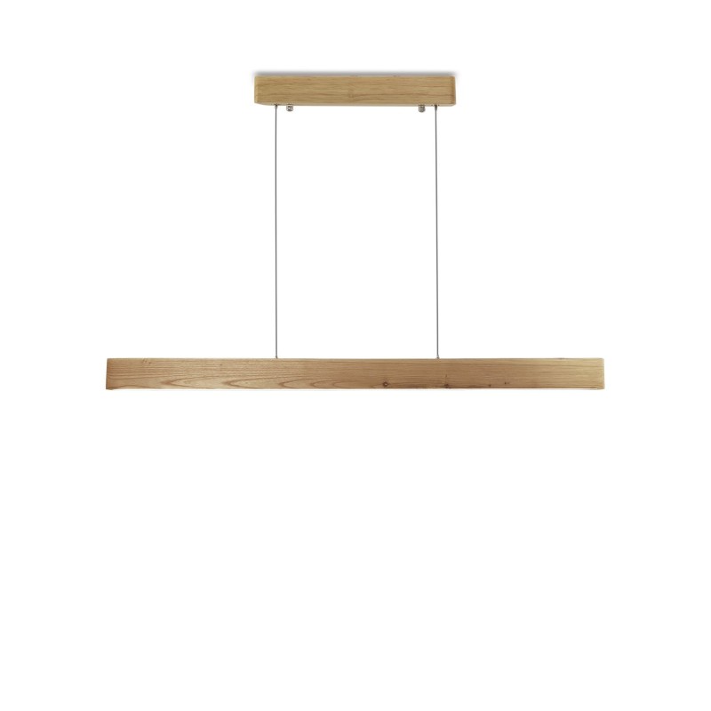 Colgante simple GOVEN madera LED SMD 15W 1350Lm madera