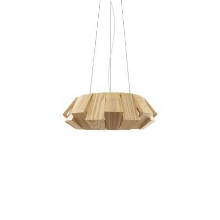 Colgante simple LINEL madera LED 18W 1480LM madera