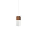 Colgante simple CRAON aluminio E27 LED colores