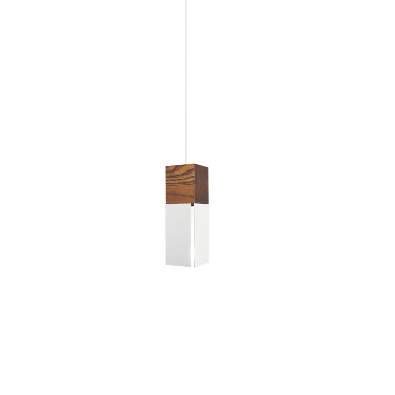 Colgante simple CRAON aluminio E27 LED colores