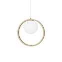 Colgante simple BINON madera E27 LED color madera