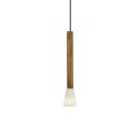 Colgante simple TREAU madera E14 LED color madera