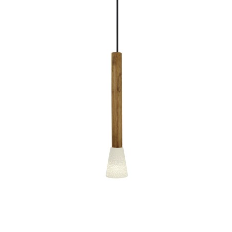 Colgante simple TREAU madera E14 LED color madera
