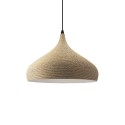Colgante simple BRAND cáñamo E27 LED color madera