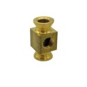 Repartidor forma cubo decorativo de 3 salidas 32mm alto