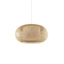 Colgante simple ROHAN bambú E27 LED