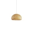 Colgante simple MAYAN bambú E27 LED color madera