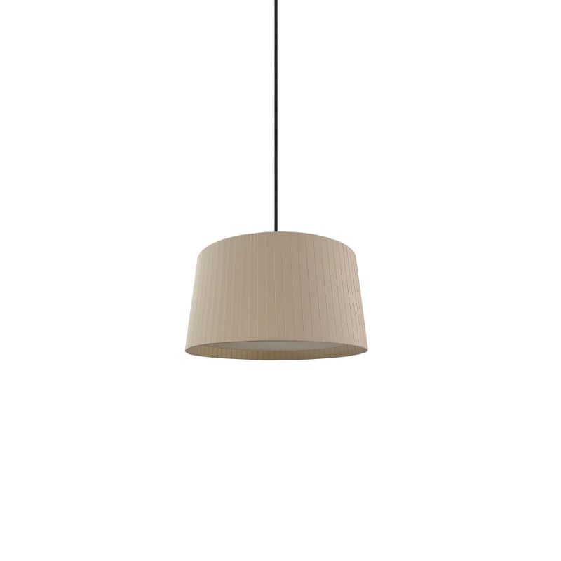 Colgante simple MILHA textil E27 LED