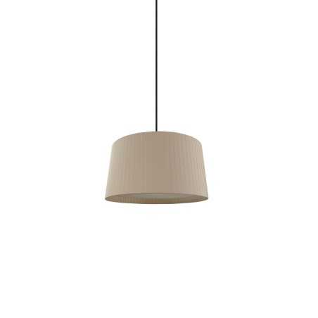 Colgante simple MILHA textil E27 LED